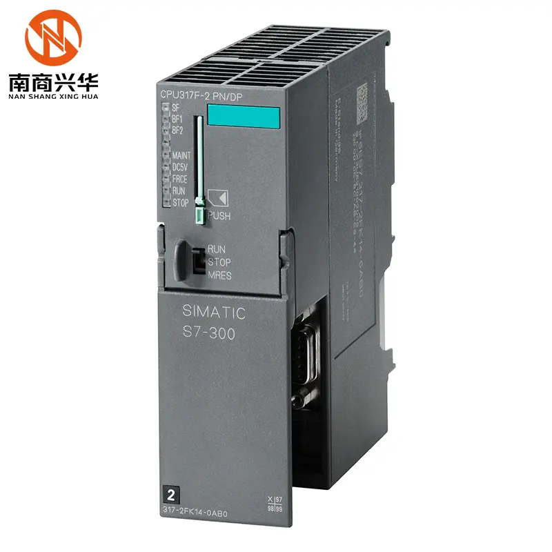 Novo Original 6ES7317-2FK14-0AB0 PLC Modlue E/S Módulo Para Unidade De Processamento Central