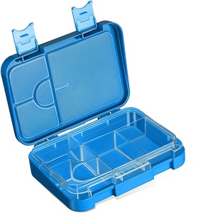 Vente en gros à prix réduit, boîte à lunch scolaire Tritan à 4 ou 6 compartiments, boîte à <span class=keywords><strong>bento</strong></span> pour enfants <span class=keywords><strong>sans</strong></span> <span class=keywords><strong>BPA</strong></span> - Product Image 2