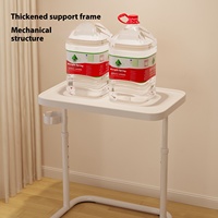 Table basse contemporaine en verre moderne, mobilier de maison, table d'appoint simple pour canapé, table relevable pliable pour ordinateur pour petits espaces
