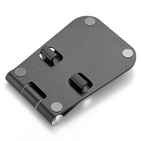 Support de téléphone de bureau pliable en aluminium de qualité supérieure avec logo personnalisé Cadeau promotionnel Support de téléphone portable réglable en métal