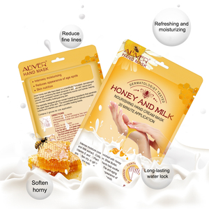 ALIVER - Guantes de Mascarilla de Miel para Reparación de Manos, Limpieza Profunda, Hidratación, Blanqueamiento, Colágeno, Leche y Miel - Product Image 4