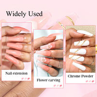 Gel d'extension de construction de gelée 16 couleurs Ensemble de gel d'extension d'ongle Uv Poly dur Gel Nail Builder