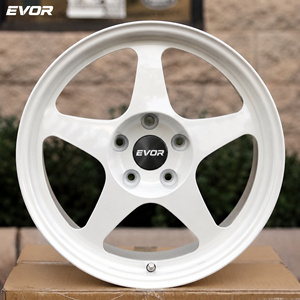 Rines EVOR Desmond <span class=keywords><strong>Evo</strong></span> para Autos de Pasajeros, para Superdeportivos BMW, Benz, de 17, 18, 19, 20, 21 y 22 Pulgadas, Personalizados en Plata, Aleación Original - Product Image 2