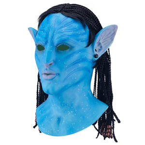 Festival <span class=keywords><strong>Avatar</strong></span> 2 Cosplay masque <span class=keywords><strong>eau</strong></span> route maquillage du visage hommes femmes fou Latex Halloween couvre-chef fête de noël Halloween masque - Product Image 3
