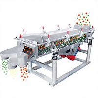 Mesin Saringan Getar Linear Stainless Steel dengan Motor/Engine Produktivitas Tinggi Pemisah Biji-bijian Kapasitas 501-1000L/Jam
