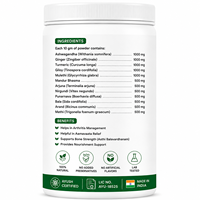 Poudre Ortho Care : Formule Naturelle à Base de Plantes avec Extrait d'Ashwagandha, Extrait de Curcuma et Extrait d'Arjuna – Vrac
