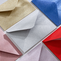 Enveloppe de mariage personnalisée en papier brillant avec carte intérieure, enveloppe brillante colorée avec design personnalisé