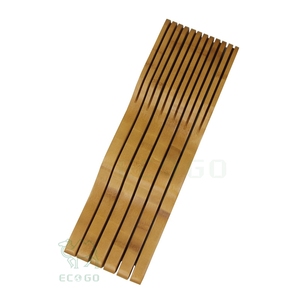 Porte-couteaux en bambou écologique avec capacité personnalisée pour le comptoir de cuisine, organisateur de rangement pour couteaux de chef - Product Image 2