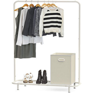 Porte-vêtements en tube industriel <span class=keywords><strong>vintage</strong></span> personnalisé pour chambre à coucher porte-manteau simple en métal cintre avec porte-chaussures - Product Image 3