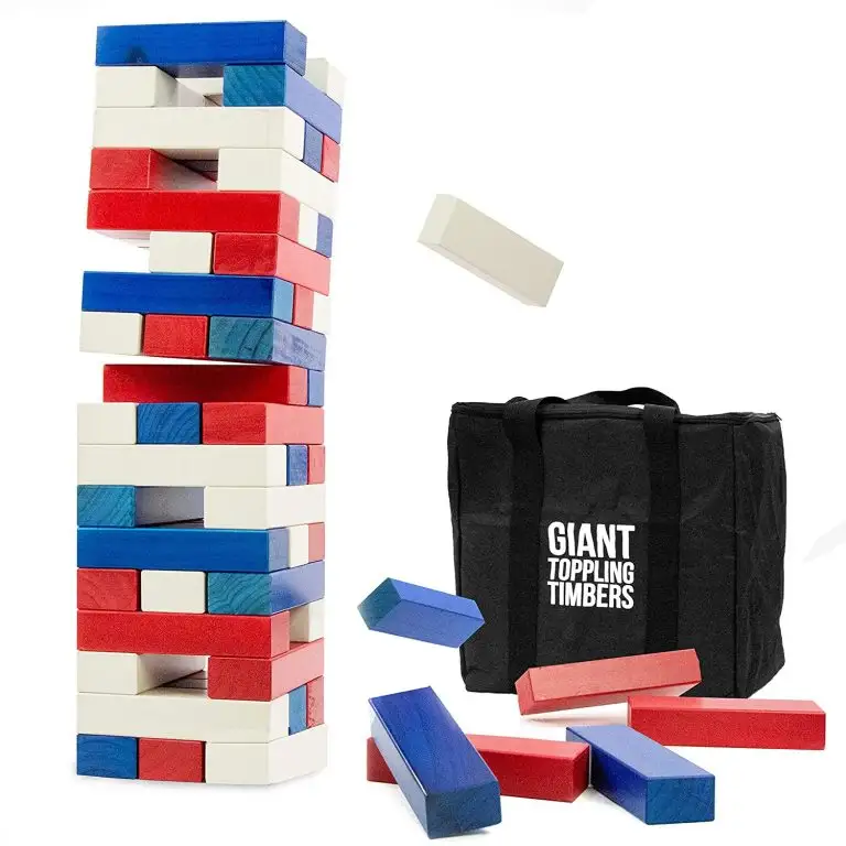 SamBlocks Stacking Games 54 PCS Stacking Blocks with 36 Different Rules and Games for Adults Night Party Game