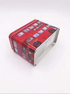 Hình chữ nhật London xe buýt Hình dạng hộp thiếc đóng gói với dập nổi tùy chỉnh pritnt OEM - Product Image 3