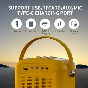 Thời Trang <span class=keywords><strong>Retro</strong></span> 30W Bluetooth 5.3 Hoạt Động Karaoke Loa Mini Loa Di Động Với <span class=keywords><strong>Microphone</strong></span> - Product Image 6