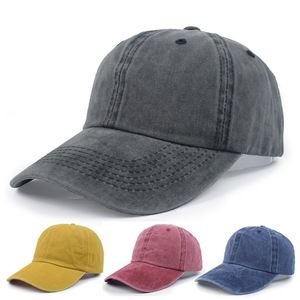 Enterprise Sports Meeting Baseball Cap for Children Denim Washed Soft <b>Top</b> Solid Color Curved Brim Duckbill Sun Hat for - Product Image 4