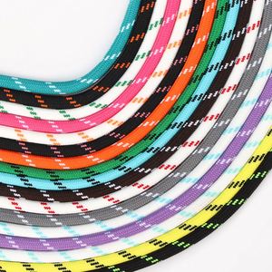 Polyester Drawcord Round Cord Dotted Drawstring Custom Color Rope 4mm 5mm Drawtstring With Metal Tip Coated Weaving Technique - Product Image 4