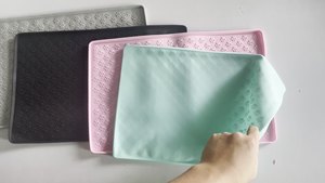 Fabrik preis Silikon-Haustier fütterung matte Rutsch festes wasserdichtes Pfoten abdruck design für Katzen und Hunde - Product Image 2