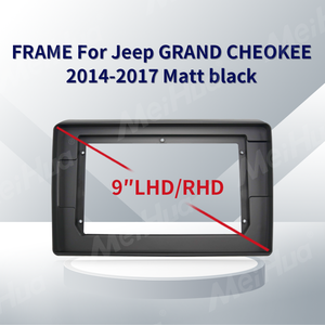 Cadre Meihua Autres accessoires d'intérieur Kits de cadre de radio de lecteur DVD de voiture pour <span class=keywords><strong>Jeep</strong></span> CHEOKEE 2014-2017 - Product Image 3