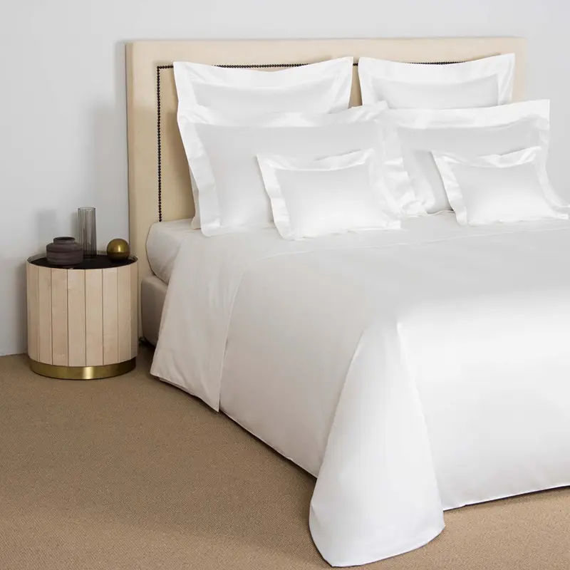 Lençol de cama de algodão orgânico 300tc, venda quente superior, algodão egípcio 300tc 100% algodão orgânico, lençol de cama