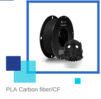 Aura3D Serat Karbon PLA 1.75mm 1KG PLA-CF untuk Printer 3D Bambulab Creality
