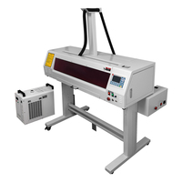 Plotter de Corte Láser de Vinilo con Tubo de CO2 RF, Alta Precisión, Automático, para Etiquetas de Ropa, Cortador Láser de Vinilo de Silicona 3D