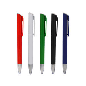 Stylo torsion en plastique impression personnalisée stylo à bille Logo avec logo personnalisé - Product Image 1