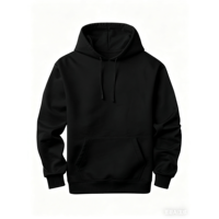 Unisex Kişiselleştirilebilir Siyah Polyester Yetişkinler İçin Cepli Sweatshirt Hızlı Kargo ABD'den! Fotoğraf/Logo Baskılı Promosyon Kapüşonlu Üstler