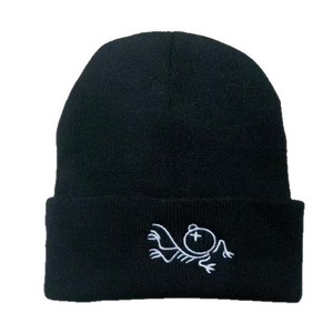 Nouveau bonnet tricoté unisexe en Spandex/Coton, broderie jacquard motif dessin animé original, ajustable, thème Sœur et Signe Astrologique, pour l'extérieur en automne - Product Image 5
