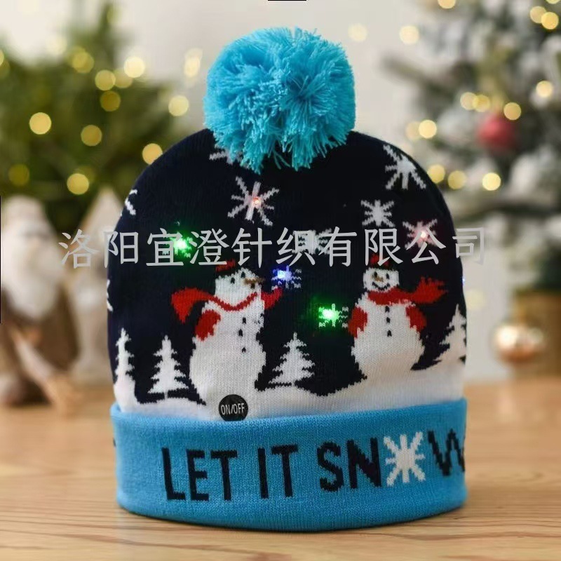 Bonhomme de neige bleu clair
