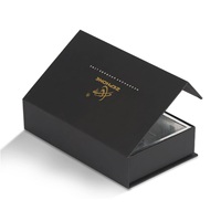 Boîtes d'emballage en papier avec logo personnalisé Serrure magnétique Outils de maquillage Boîtes de luxe rigides avec couvercle magnétique