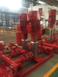 ปั๊มหอยโข่งแบบหลายใบพัดแนวตั้งมาตรฐาน NFPA20 รุ่น CDL กำลัง 10 แรงม้า สำหรับดับเพลิง ผลิตจากเหล็กดัด ทนทานต่อสภาพอากาศ IP55 ระดับต่ำ - Product Image 4