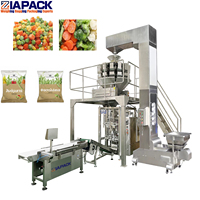 Máquina Automática para Formar, Llenar, Pesar, Sellar y Envasar al Vacío Bolsas de Alimentos, Verduras y Alimentos Congelados