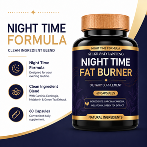 Complément Brûleur de Graisse Nocturne pour Adultes – Routine du Soir avec Mélatonine, Thé Vert et Garcinia Cambogia – 60 Capsules - Product Image 4