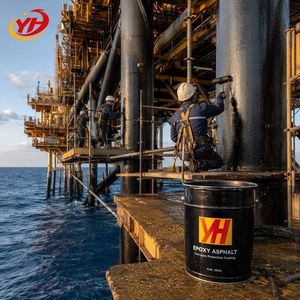 Peinture époxy au <span class=keywords><strong>goudron</strong></span> de houille YUHONG, très vendue, pour quais de navires, structures en acier, antirouille, résistante aux produits chimiques, revêtement haute performance - Product Image 4