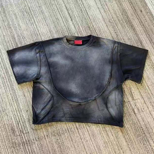 חולצת טי קז'ואל לגברים Greatshoes, יצרן חולצות טי גדולות במיוחד, חולצת טי קצרה עם הדפס גרפי, חולצת טי כותנה בגזרה וינטג' בהתאמה אישית - Product Image 1