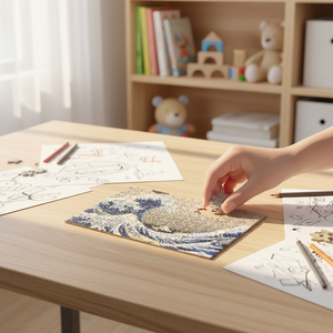 Mini Puzzle di Carta a Forma di Animali con 150 Pezzi, Angoli Squadrati, Gioco Educativo Colorato, Rompicapo Certificato EN71 - Product Image 4