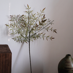 <span class=keywords><strong>Nandina</strong></span> bambú flores artificiales flores no reales <span class=keywords><strong>flor</strong></span> interior boda decoración hogar Decore artículo ornamento para ajustes interiores - Product Image 2