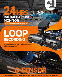 Quảng Cáo 365 4 kênh Dashcam phía trước và phía sau xe máy ảnh wifi xe DVR với CPL GPS tầm nhìn ban đêm xe hộp đen G-Sensor Dash máy ảnh - Product Image 4