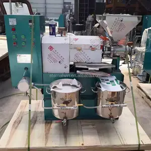 Good quality automatic soybean oil press machine sunflower/castor/peanut screw oil press with CE