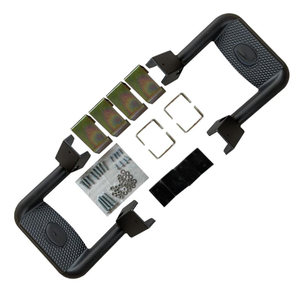 JOESHIER Accessoires de voiture 4x4 Marchepieds latéraux en aluminium noir antidérapants pour pick-up Barres de marchepieds universelles - Product Image 3
