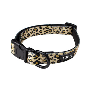 Harnais pour chat réglable à imprimé léopard, gilet respirant en polyester avec boucle - Product Image 5