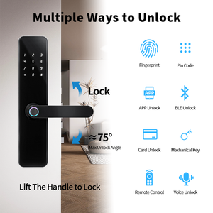 Serratura Intelligente in Lega di Alluminio di Alta Qualità Tuya Dual App con Impronta Digitale WiFi Codice/Impronta/Password/Scheda Sblocco Cloud F7 Pro - Product Image 4