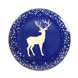 Plato pequeño de porcelana decorativa para el desayuno para niños, plato pequeño de 6,5 pulgadas, <span class=keywords><strong>2022</strong></span>, para Navidad - Product Image 4