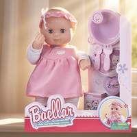 Nouvelle poupée interactive musicale en vinyle de 12,5 pouces avec fonction baiser, fonctionne sur piles, pour enfants, avec accessoires fonctionnels de qualité