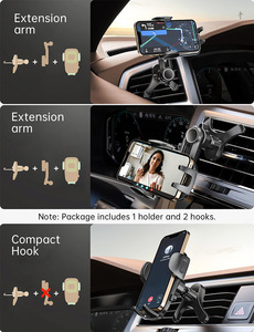 Supporto Universale Originale per <span class=keywords><strong>Cellulare</strong></span> da Auto, da Bocchetta dell'Aria, con <span class=keywords><strong>Collo</strong></span> Flessibile e Rotazione a 360°, Regolabile - Il Più Venduto - Product Image 4
