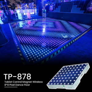 Lumière de fête de mariage sans fil magnétique, lumière LED pour la danse, piste de danse LED - Product Image 1