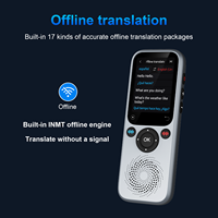 Traduttore Linguistico AI Portatile 138 Lingue Offline Traduzione Foto GPT Chat di Gruppo Riconoscimento Vocale Schermo Touch