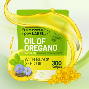 <span class=keywords><strong>Private</strong></span> <span class=keywords><strong>Label</strong></span> Bio-Oreganoöl mit Schwarzkümmelöl-Kapseln zur Unterstützung des Immunsystems, Oreganoöl-Weichkapseln - Product Image 1