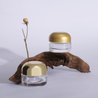 50g Vide Clair Cosmétique Corps Gommage Beurre Bocaux En Verre Crème Emballage Masque Pour Les Yeux Conteneur De Pot