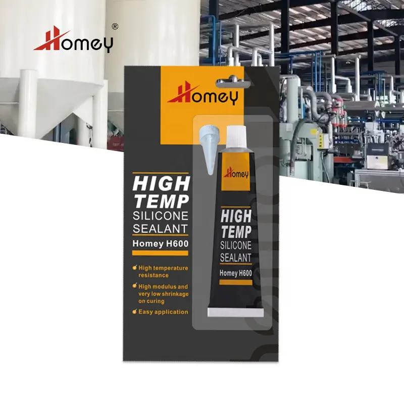 Homey RTV H600 Cheap Price High Temperature Sealant Easy Use For Rtv Silicone Gasket Maker