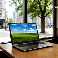 Harga Grosir Laptop Bisnis Baru Kualitas Bagus Dual Core Tipis Windows 11 Bahasa Inggris Bodi Metal Kipas Pendingin Berkinerja Tinggi