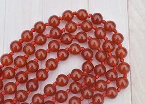 Best Selling Gemstone <b>Mala</b> I Carnelian <b>Mala</b> Stone <b>Necklace</b> - Product Image 5